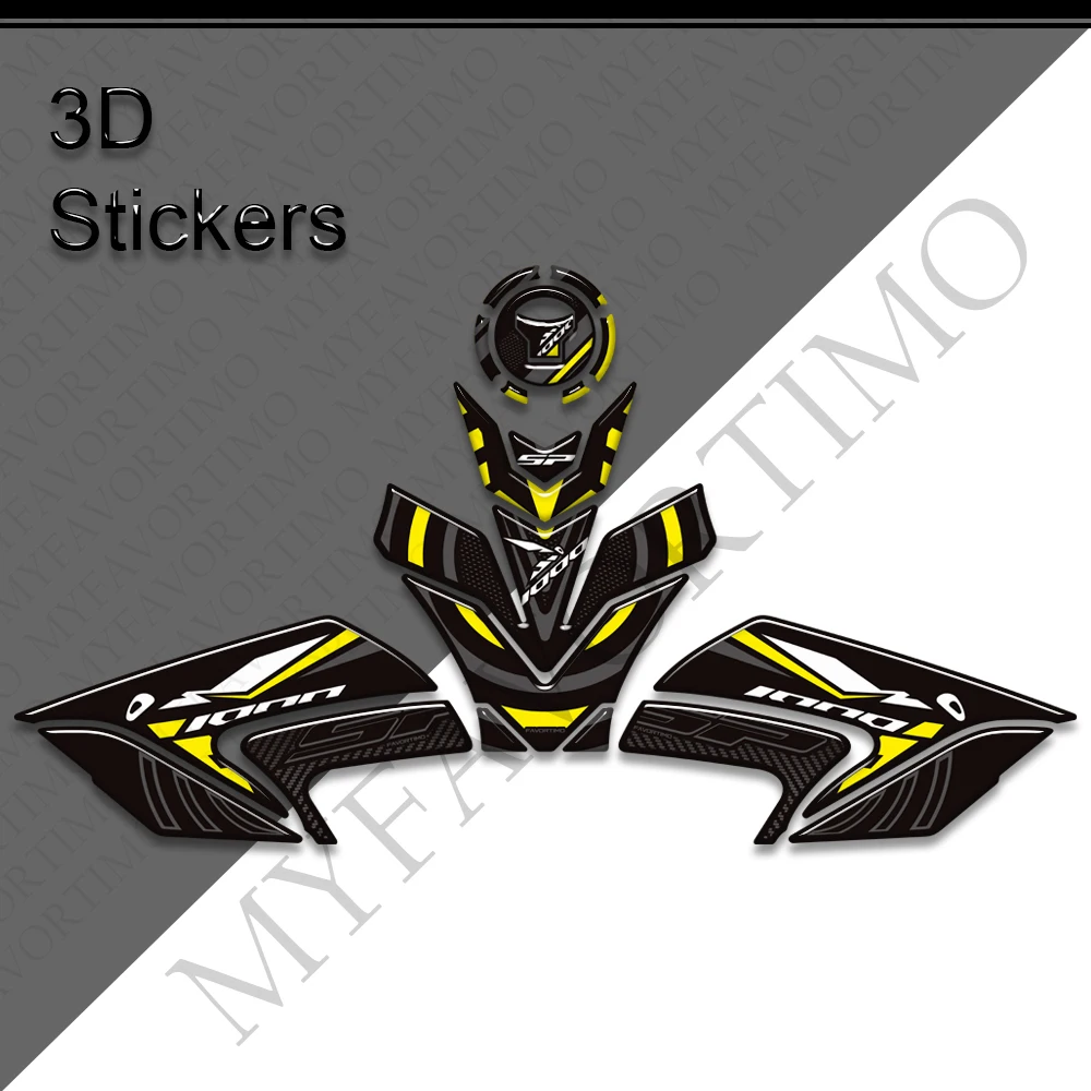 Motorcycle For Hornet 1000 CB1000 CB 1000 SP 2025 2026 Tank Pad TankPad Cap Grips Gas Fuel Knee Stickers Decals Protector 4