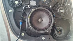 Car Front Rear Door Bass Stereo Speaker horn Wire Cable Mat Adapter socket 6.5