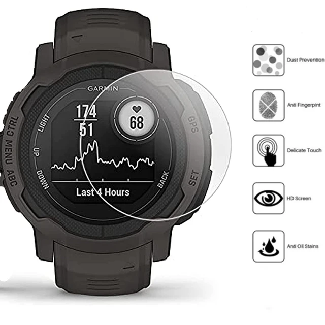 2 sztuki folii ze szkła hartowanego do Garmin instinct 2 2S Fenix 7 7S 7X Smart Watch Screen Protector Protective Glass Film