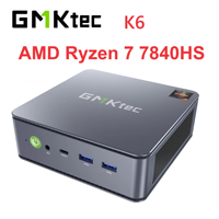 GMKtec K6 Mini PC R7 7840HS NUCBOX Windows 11 Pro DDR5  NVMe SSD WIFI6 BT5.2 2.5G Lan Type-C Thunderbolt4.0 Game Office Computer