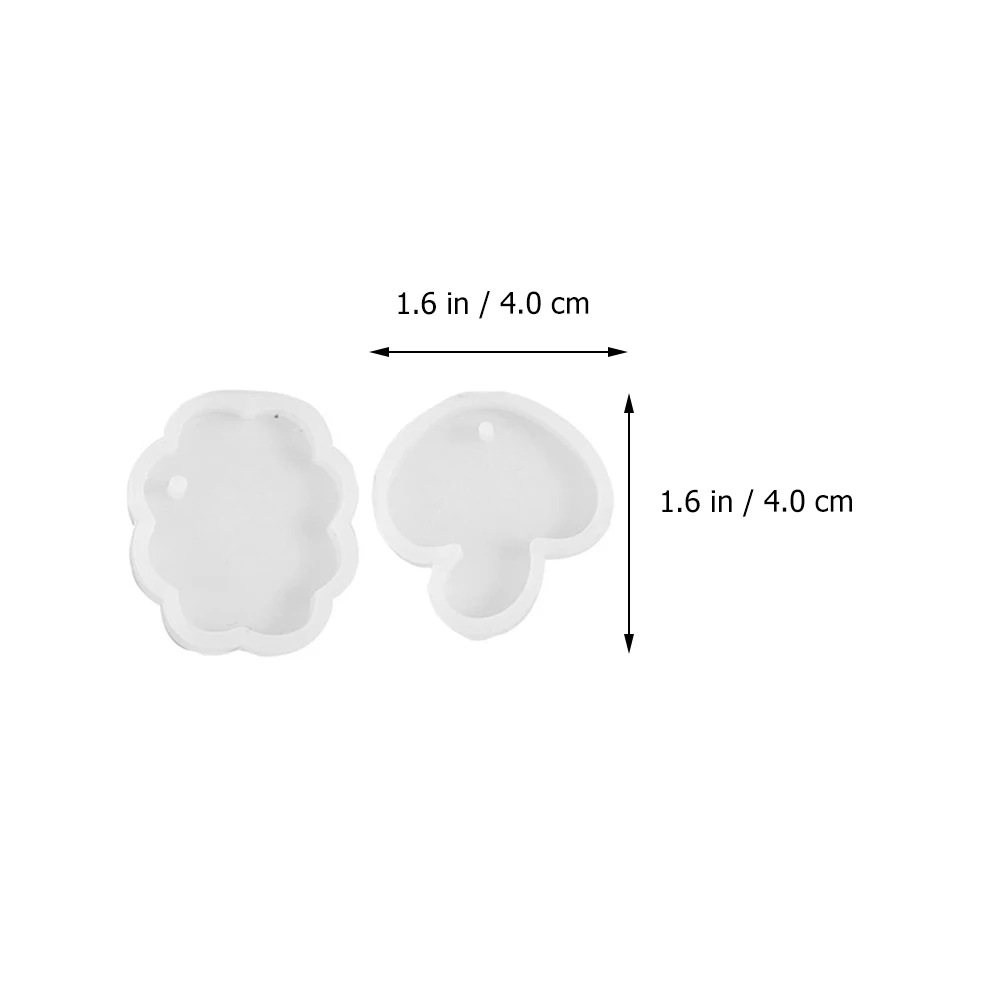 

3Pcs Silicone Pendant Mold Resin Jewelry Casting Mould DIY Crystal Epoxy Mold Necklace Pendant Making Tray Jewelry Casting Mould