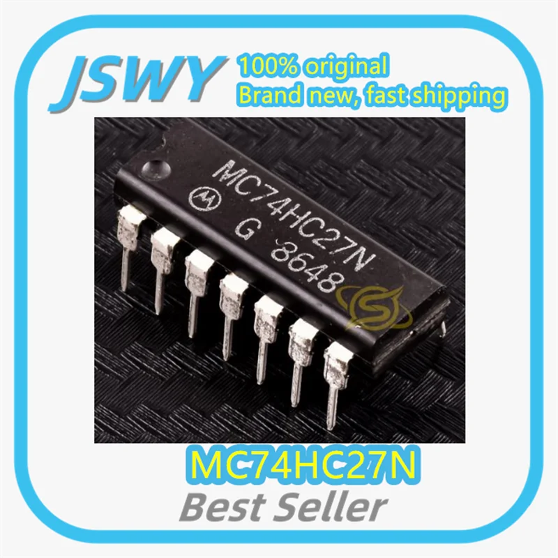 

(5/50 pcs) MC74HC27N MC74HC27 DIP14 Integrated Circuit IC In Stock Fast Shipping Electronics Genuine