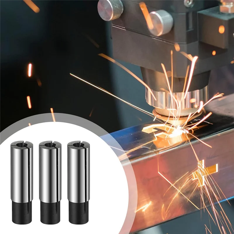 

【Hot-Selling!】10PC 1/4In To 1/8In Collet Adapter High-Carbon Steel 1/4 To 1/8 Router Converter For CNC Lathe Router Cutter Milli