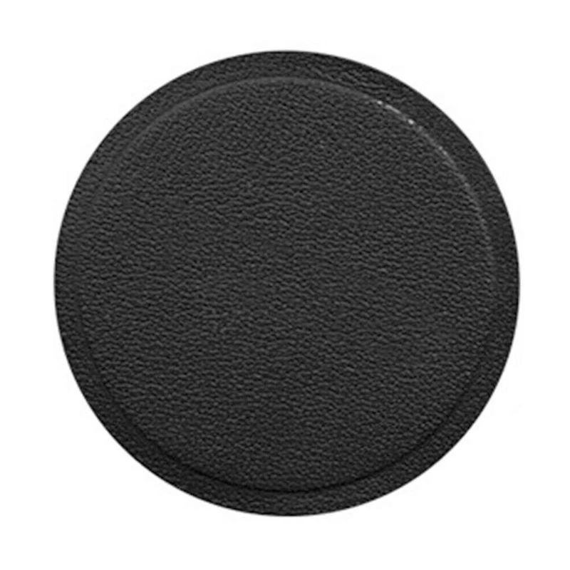 2025 Baru Hitam Universal Tahan Aus PU Kulit Pemegang Telepon Mobil Disk Magnetik Pelat Logam Dudukan Tablet Stiker Belakang