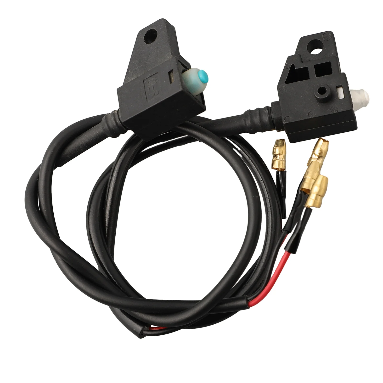 For Ebike Motorcycle Power Off Switch Battery Car Front Brake Stop Light Switch Press Button Brake Line Wires