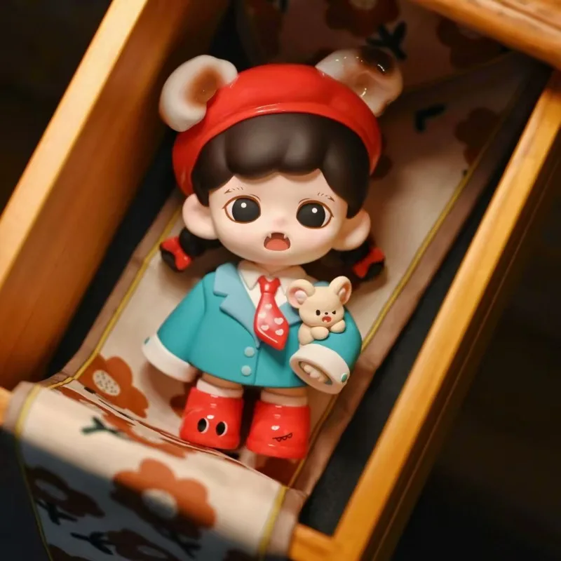 Zoraa Cute Is Justice Blind Box Mini Cartoon Ballet Cat Cutecore Room Decor PVC Collectible Figure Creative Gift for Teen Girls
