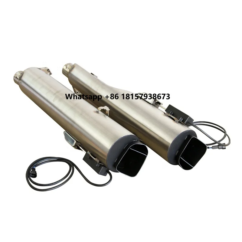 

18-Later Goldwing1800 Motorcycle Stainless Steel Muffler System ASC Adjustable Exhaust Pipe Performance Slip-on New 51mm Box