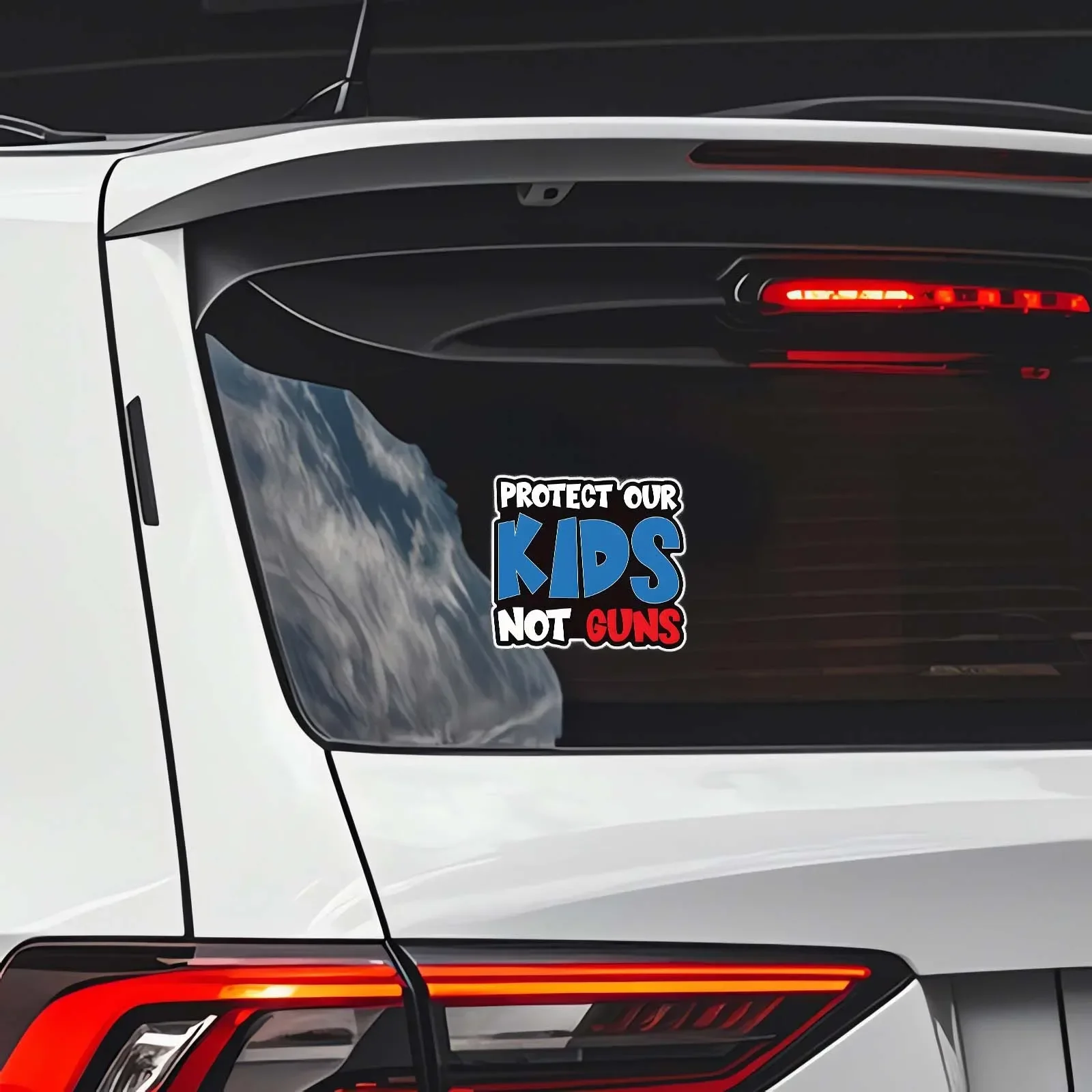 1PC Colorful Cartoon Lettering Vinyl Decal, Waterproof High Adhesion, for Car, Motorcycle, Laptop and Smooth Wall Decor