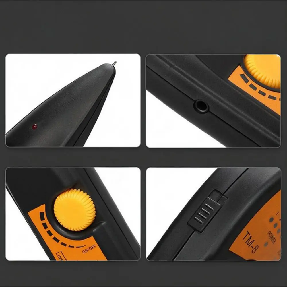 For TM 8 Ethernet Cable Tester Network Wire Tracker Professional Telephone Line Detector Continuity Scanning Diagnostic Tool
