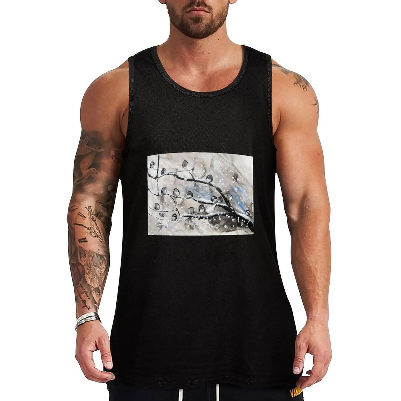 

Feeder Friends Tank Top mens clothing Sports clothing t-shirt Men's vest men