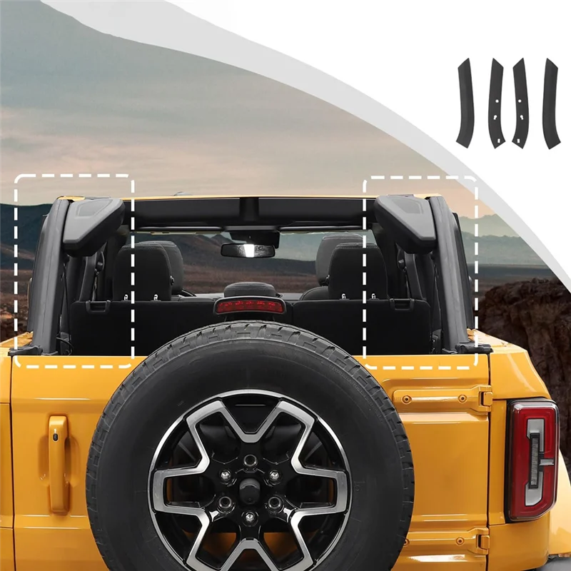 

Reliable-Roll Bar Roll Cage Cover Protection Guard Panel For Ford Bronco 4 Door 2021-2025 Exterior Accessories