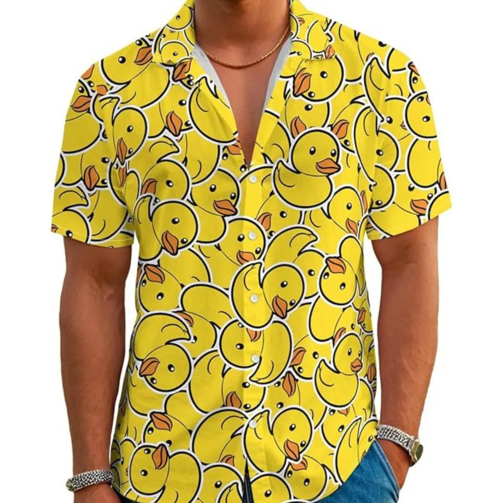 

2026 Casual Menswear Clothing Short Sleeves Men's T-shirt Men's Shirts Personality Daily All-match Man's Clothe Gradient Printed