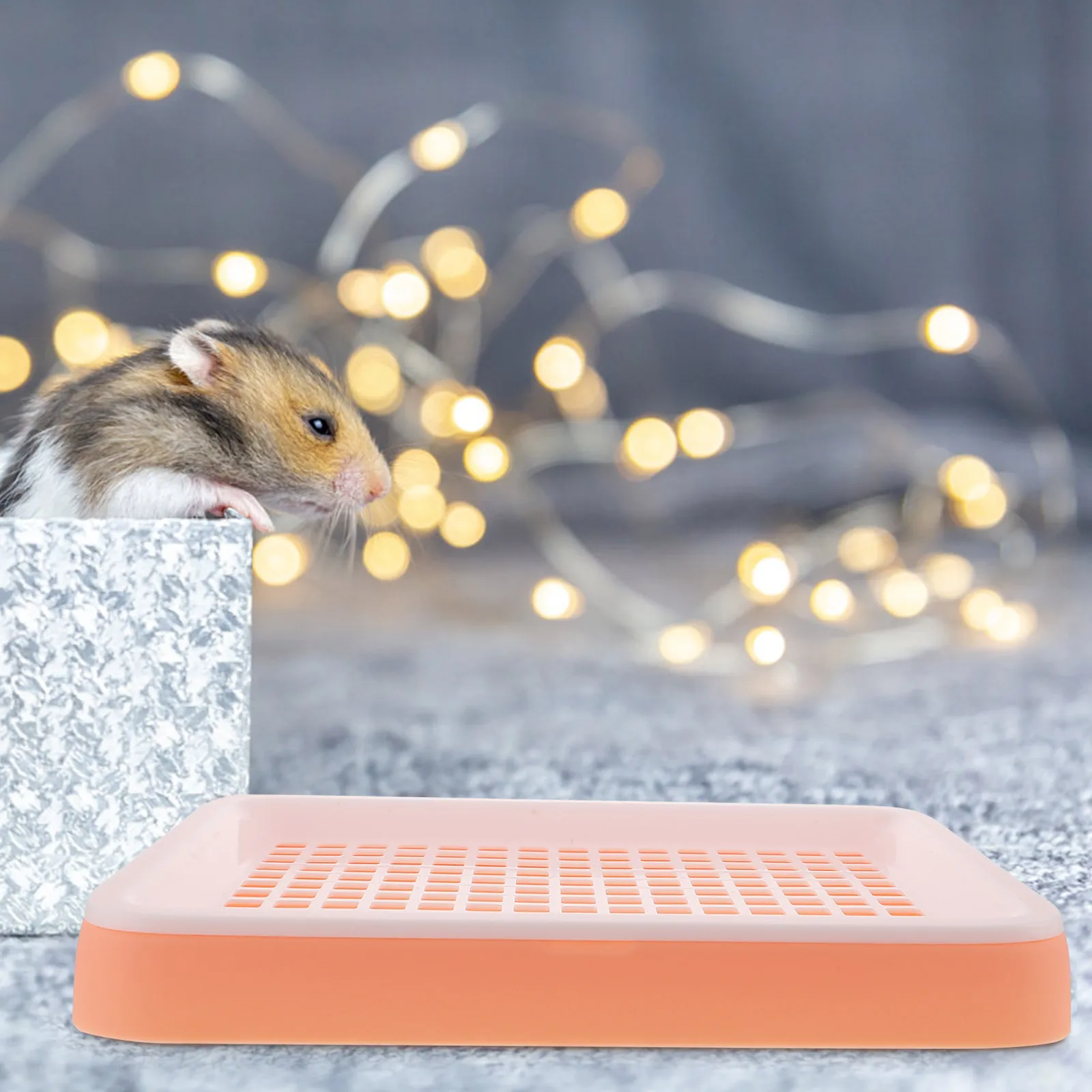 

Guinea Pig Litter Box Bunny Trainer Toilet Large Space Fixed Design Rabbit Potty Box Pet Clean Equipment