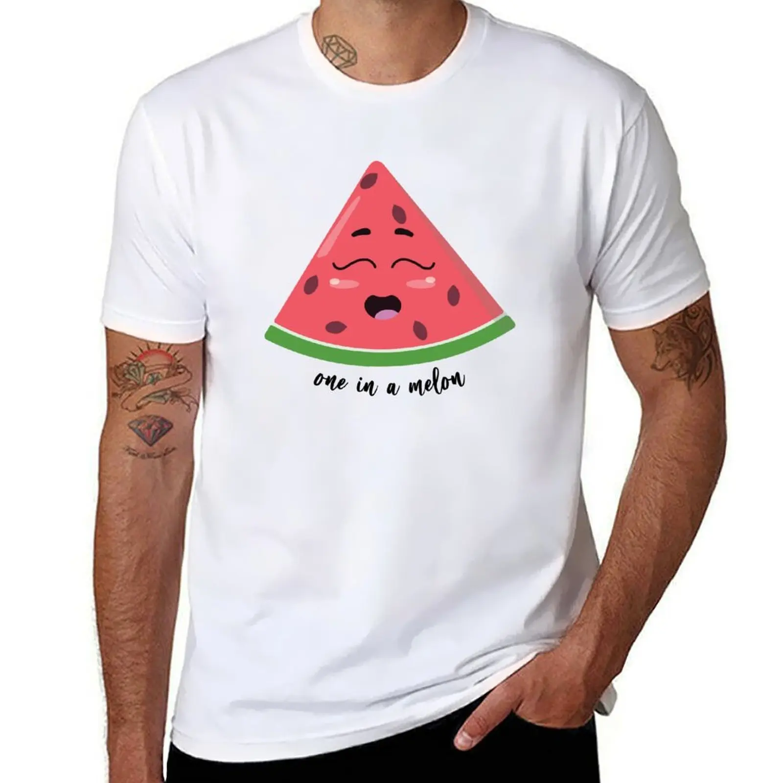 

One in a Melon T-Shirt man t shirts for men essential t shirt T-Shirt