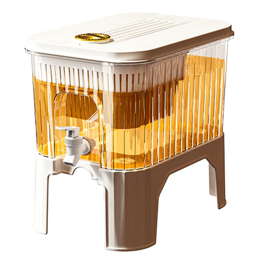 4.5L إبريق الماء البارد قاعدة قابلة للفصل إبريق عصير محمول غلاية باردة مع صنبور موزع مياه إبريق للحفلات والاستخدام اليومي