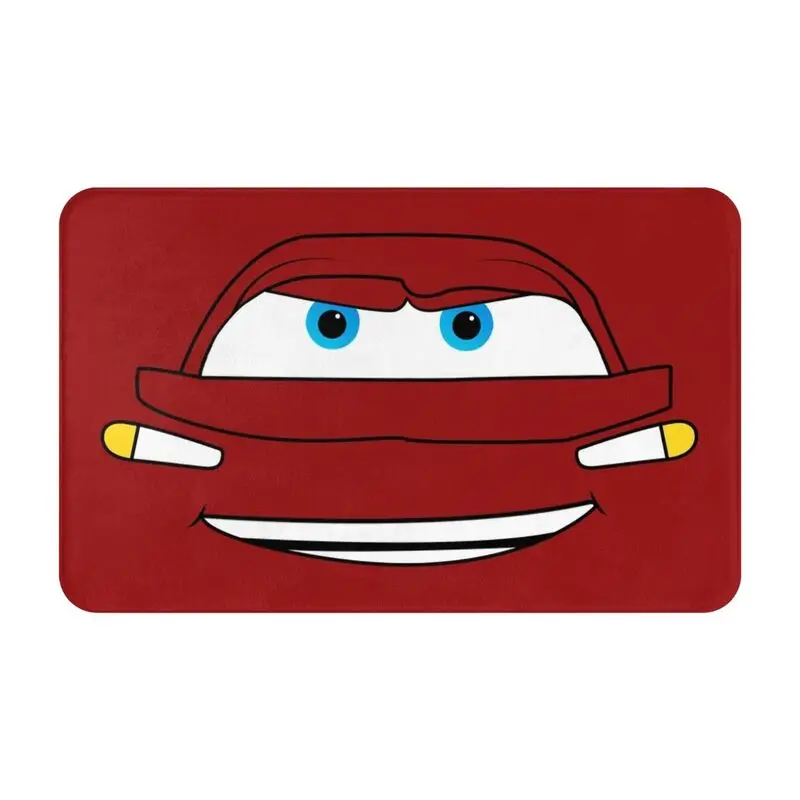 Custom Cartoon Cars Lightning Mcqueen Doormat Non-Slip Entrance Bathroom Kitchen Door Floor Mats Toilet Rug Carpet Footpad