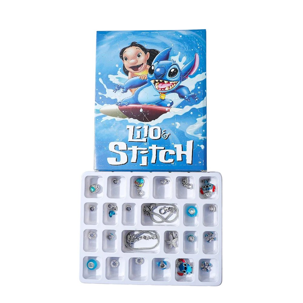 Disney Classics Cartoon Lilo & Stitch Advent Surprise Blind Box DIY Charms Stitch Hanger Accessoire voor Vriend Festival Geschenken