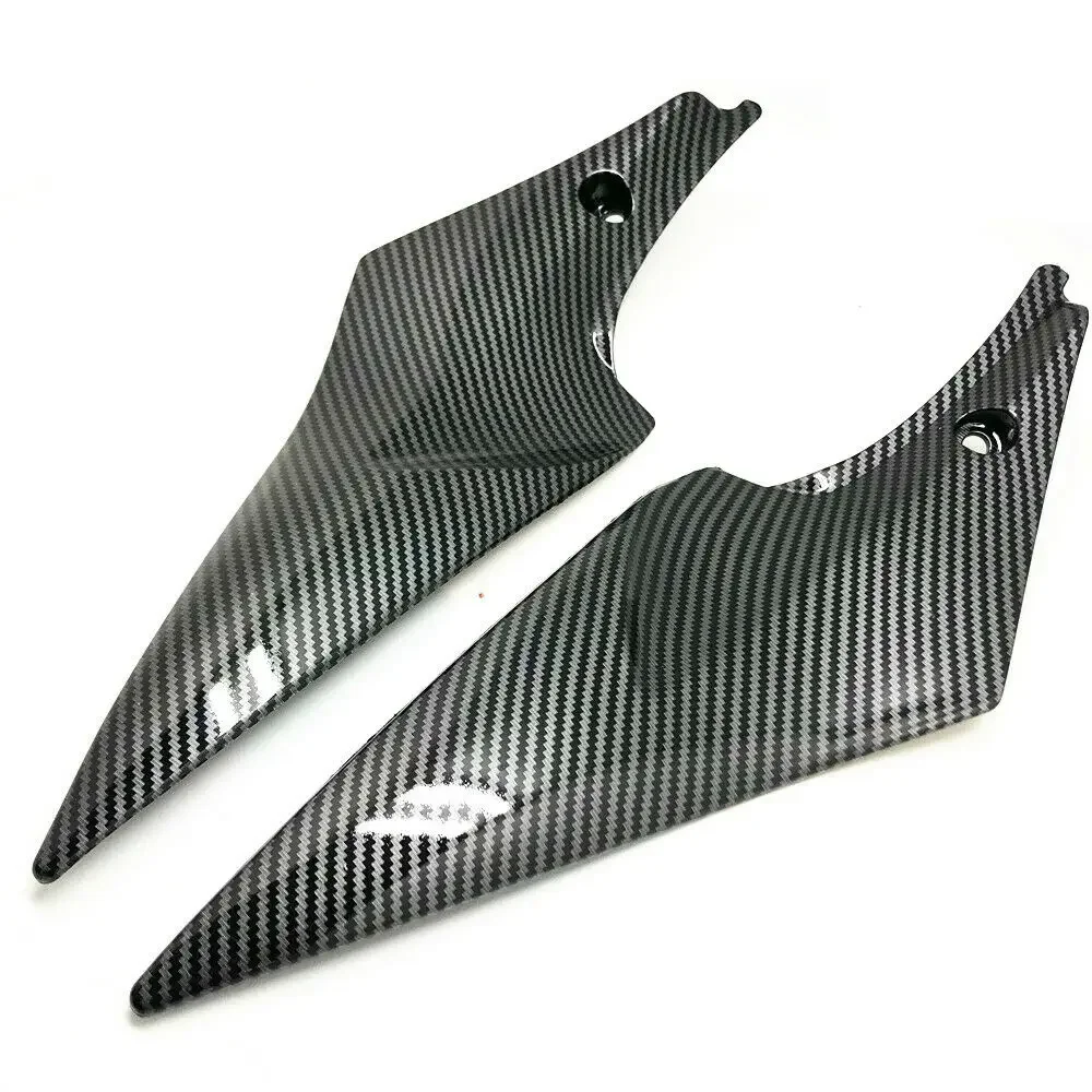 

Gas Tank Side Cover Panel Cowl Panels Fairing Carbon Fiber Pattern For SUZUKI GSX-R 600 GSXR 750 2006 2007