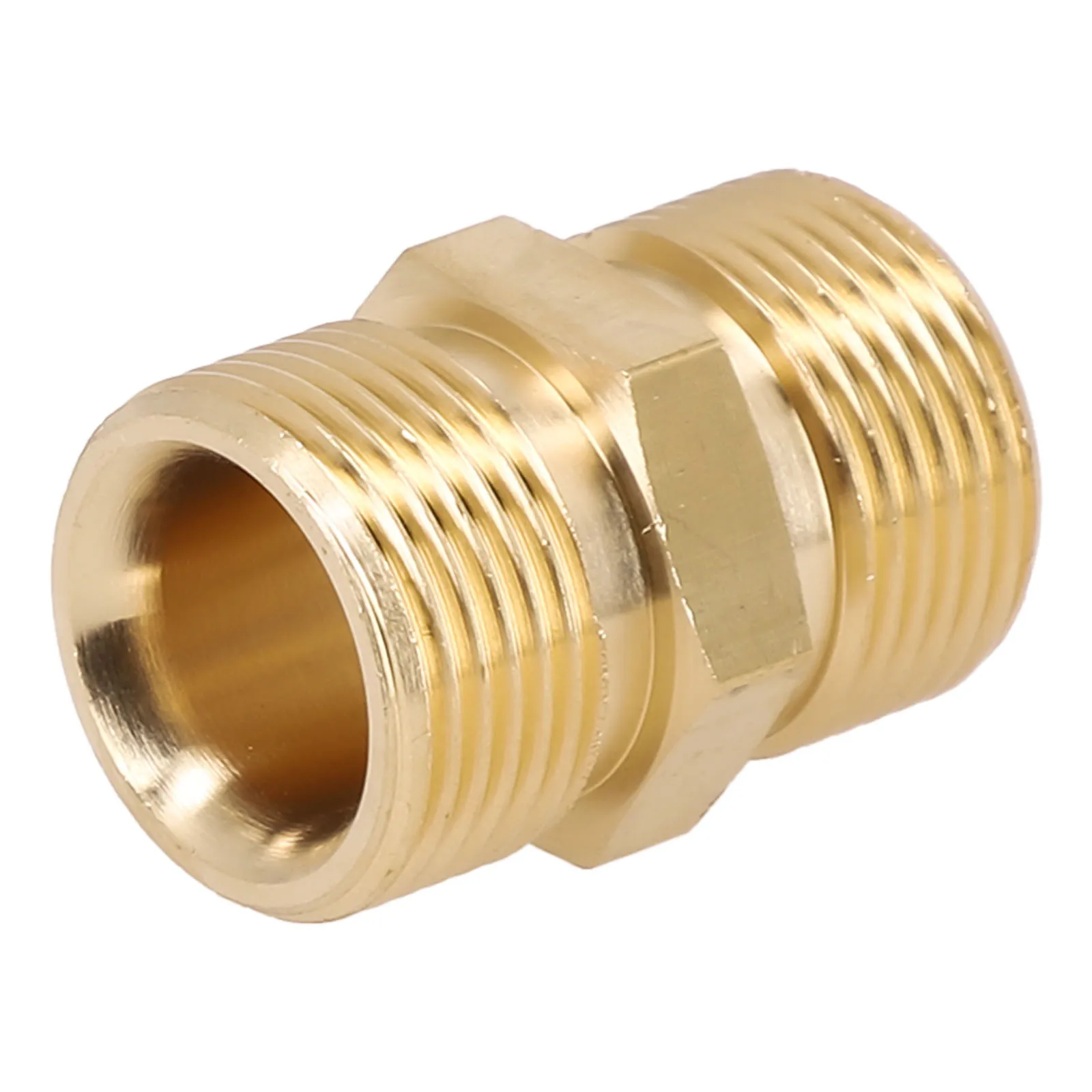 

Leak Proof Brass High Pressure Washer Hose Extension Connector M22 14mm to15mm Male Thread Female Made for Daily Use