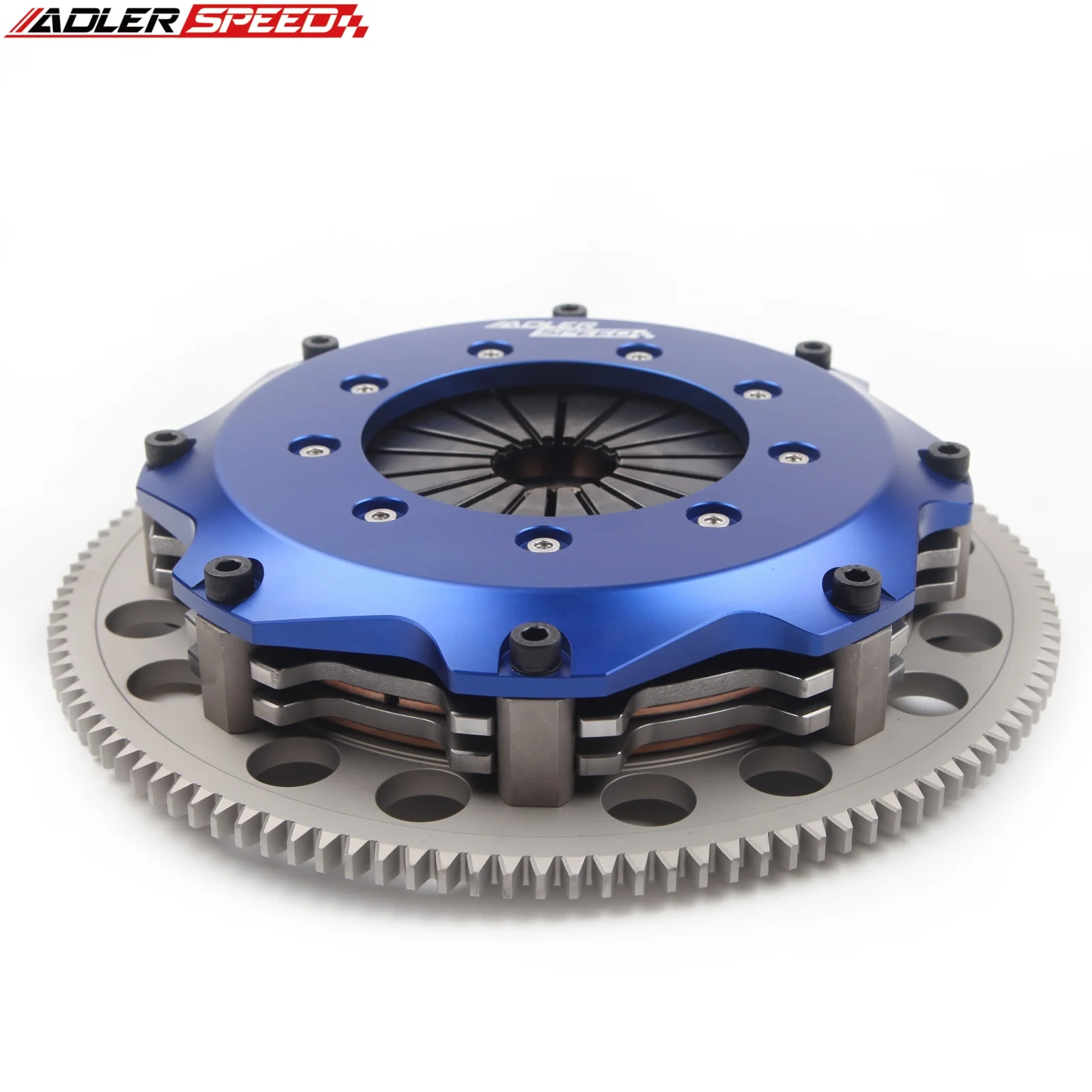 

ADLERSPEED 8.5" 215mm /7.25" 185mm Racing Clutch Twin Disc Kit For HONDA ACCORD PRELUDE H22 H23 F22 F23