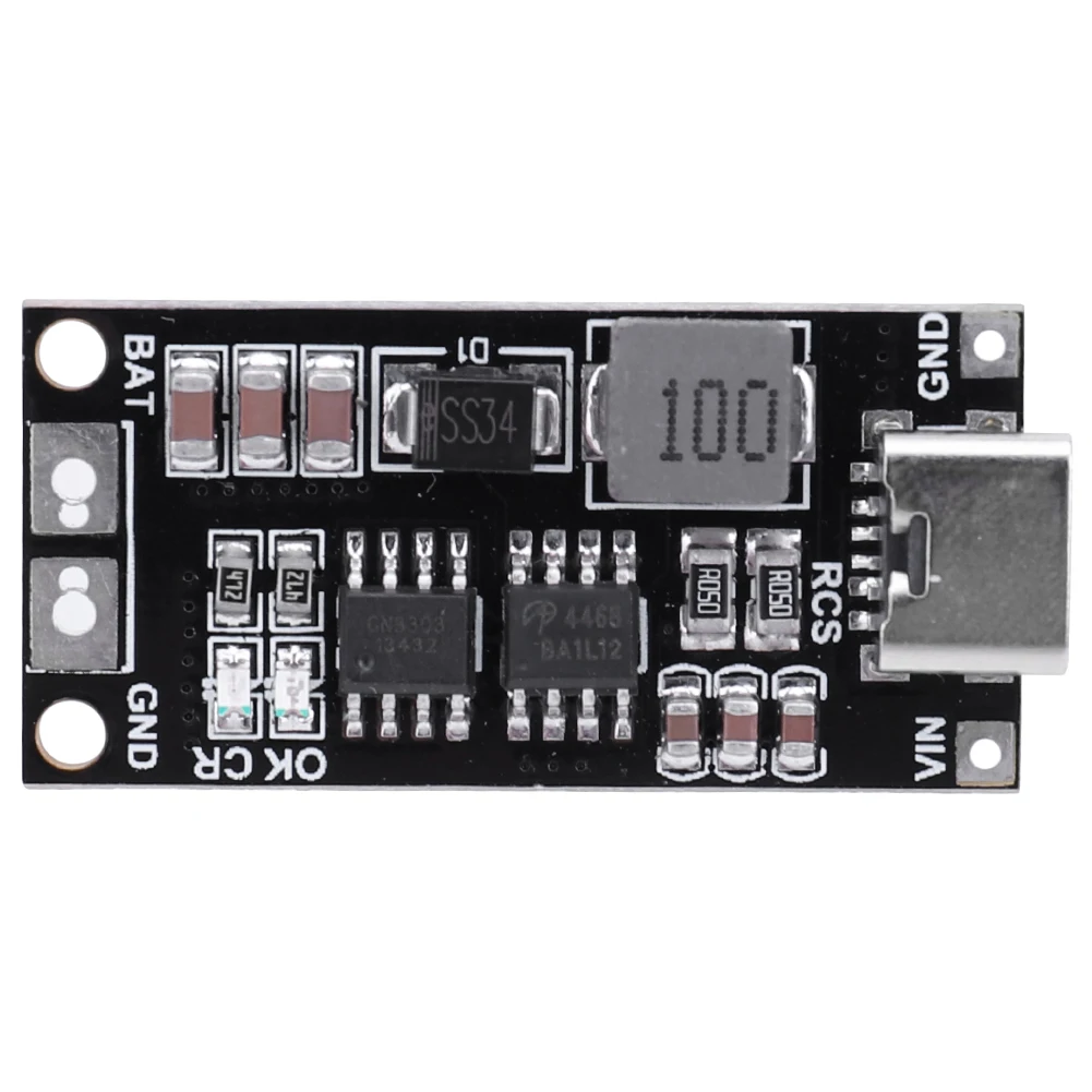 2S 3S 4S Type-C To 8.4V 12.6V 16.8V Step-Up Boost LiPo Polymer Li-Ion Charger 1A 2A 4A PCB Board Module 18650 Lithium Battery