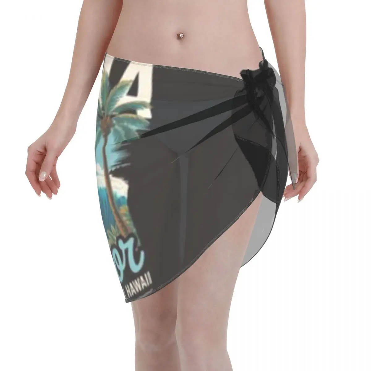 Promotion RJC Road To Hana Survivor Maui Hawaii Trip Adventure Women's Beach Wrap SkirtOpen Air Seaside Concert Pool Cover Up