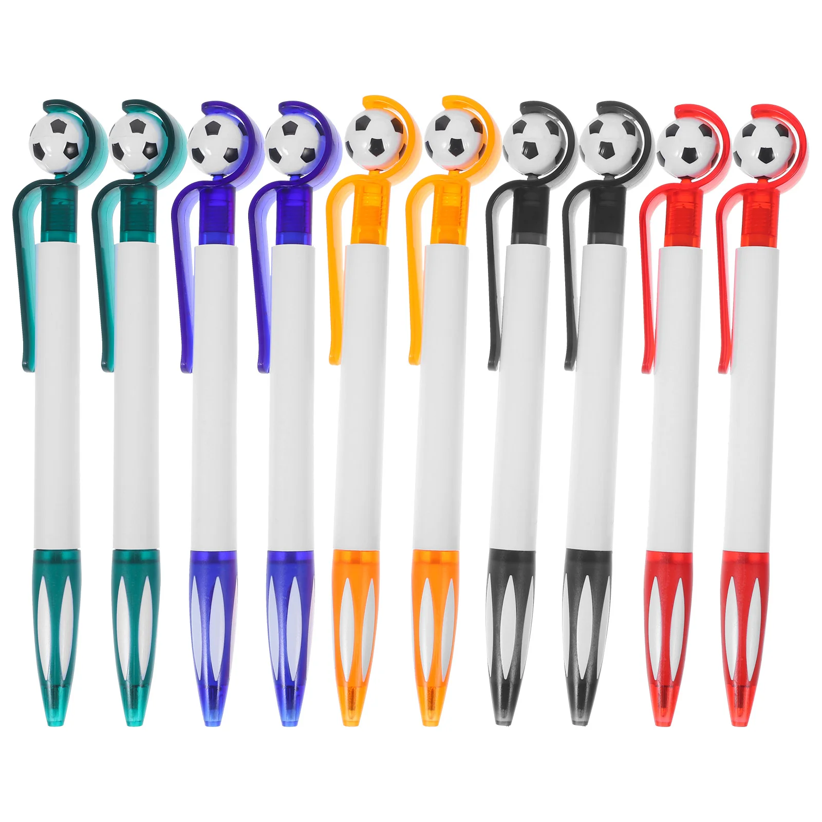 

10 Pcs Football Ballpoint Pen Pens Party Favors for Teens Soccer Drawing Writing Cartoon Stationery Adorable