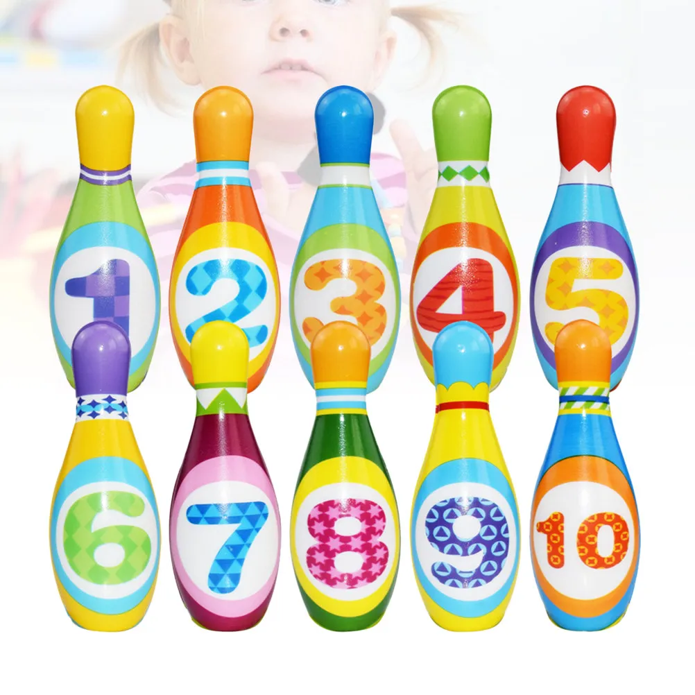 

Красочный набор для боулинга: мини-боулинг для малышей и детей, развивающая игра для семейных вечеринок и активного отдыха на природе