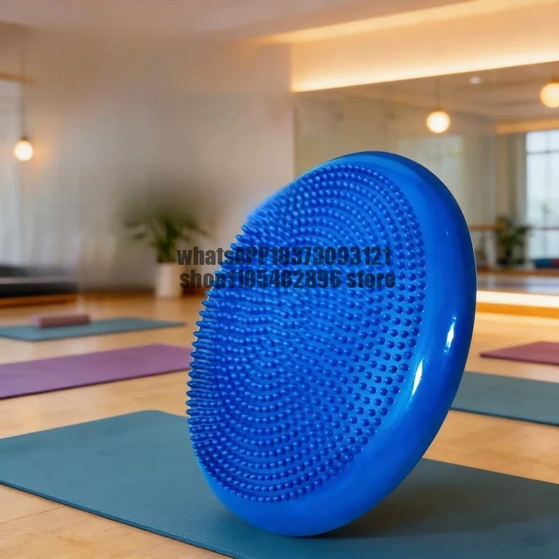 Inflatable Yoga Balance Mat Fitness Core Training Balance Thickened Balance  Ankle Rehabilitation Mat