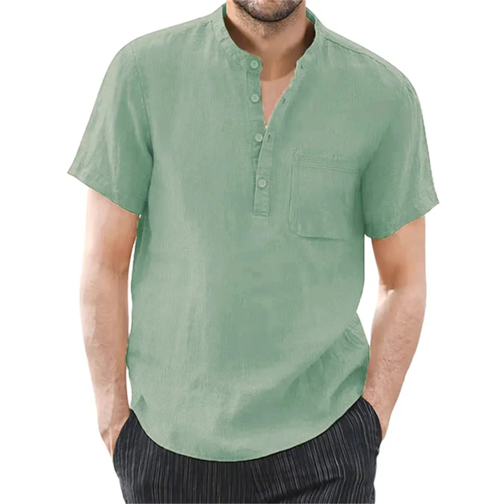 Thumbnail 2 - #70 Trending Cotton Linen Casual Shirts Right Now