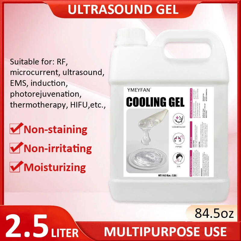 2,5L Gel Condutor Radiofrecuencia y Cavitacion Gel de Contato Transparente para Ultrassom Beleza Rosto e Corpo Cuidados com a Pele