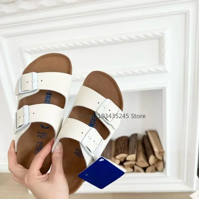 Slippers Birken Women Men slippers luxury indoor bottom non slip Cork slippers women's beach outdoor home flip flops sandals