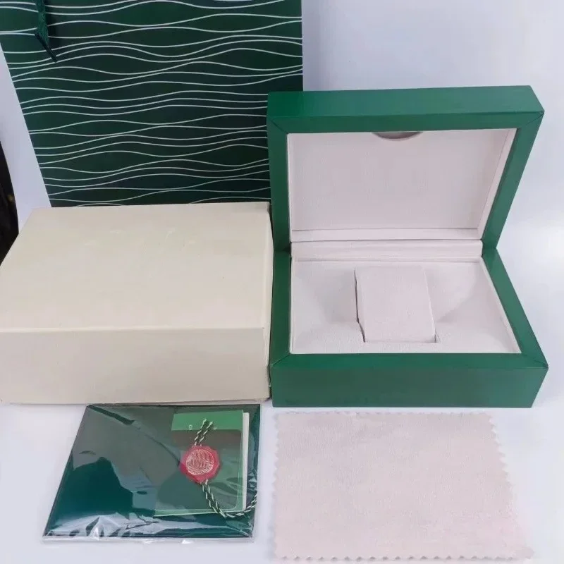 High-End Original Green Water Ripple Watch Storage Box, Customizable Packaging Box for Watches & Shoes