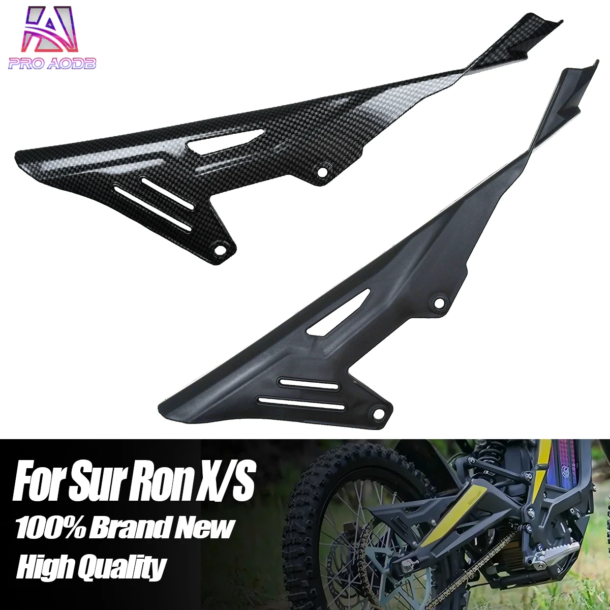 For Surron SurRon Motorcycle Chain Guard Cover Protector Sprocket Cover Case Saver For Light Bee X S Electric Cross Country Bike
