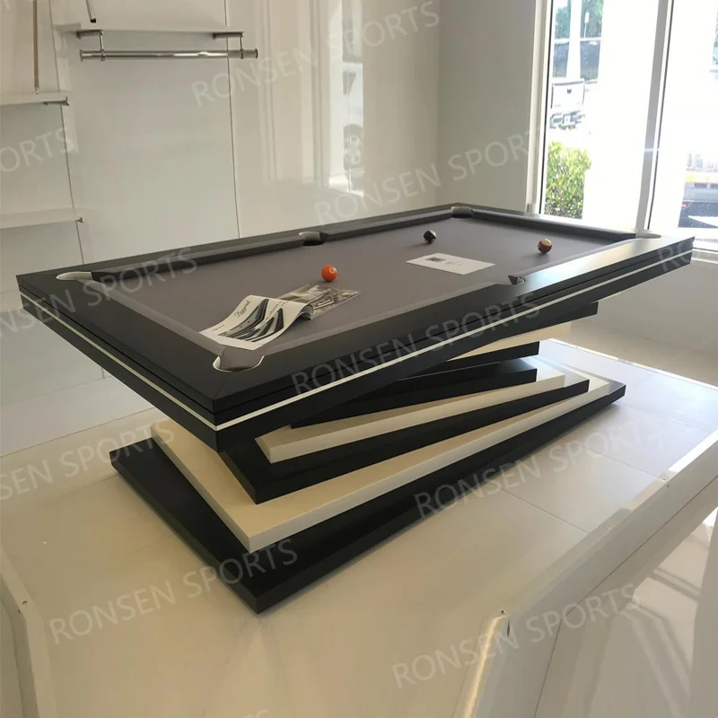 2026 Cheap Billiards Table Billiards Games Professional Quality Slate 3-in-1 Billiards Table With Ping Pong Table