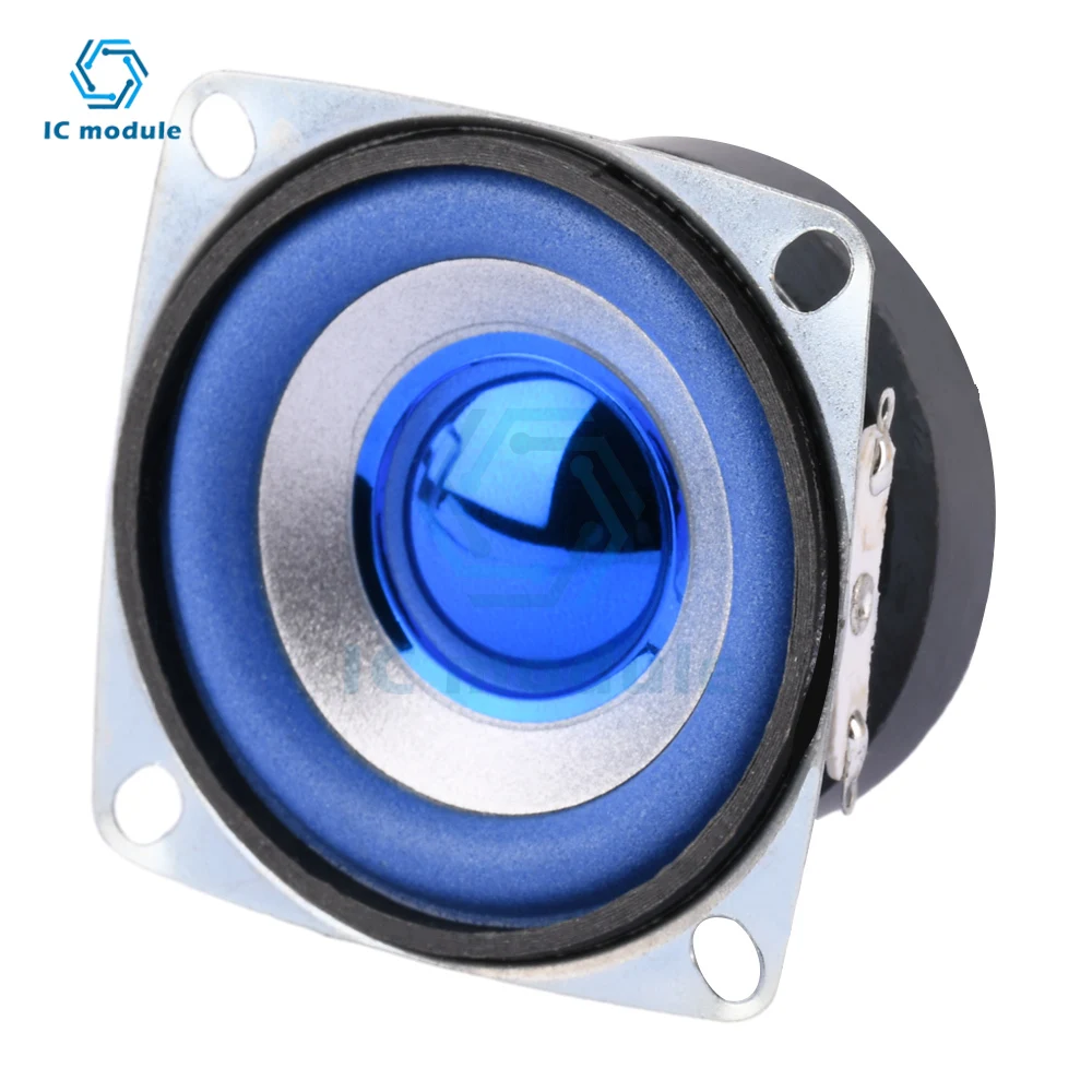 2-Zoll 5W 4 Ohm blau Voll frequenz lautsprecher 52mm Quadrat 5W 4 Ohm kleiner Lautsprecher Lautsprecher