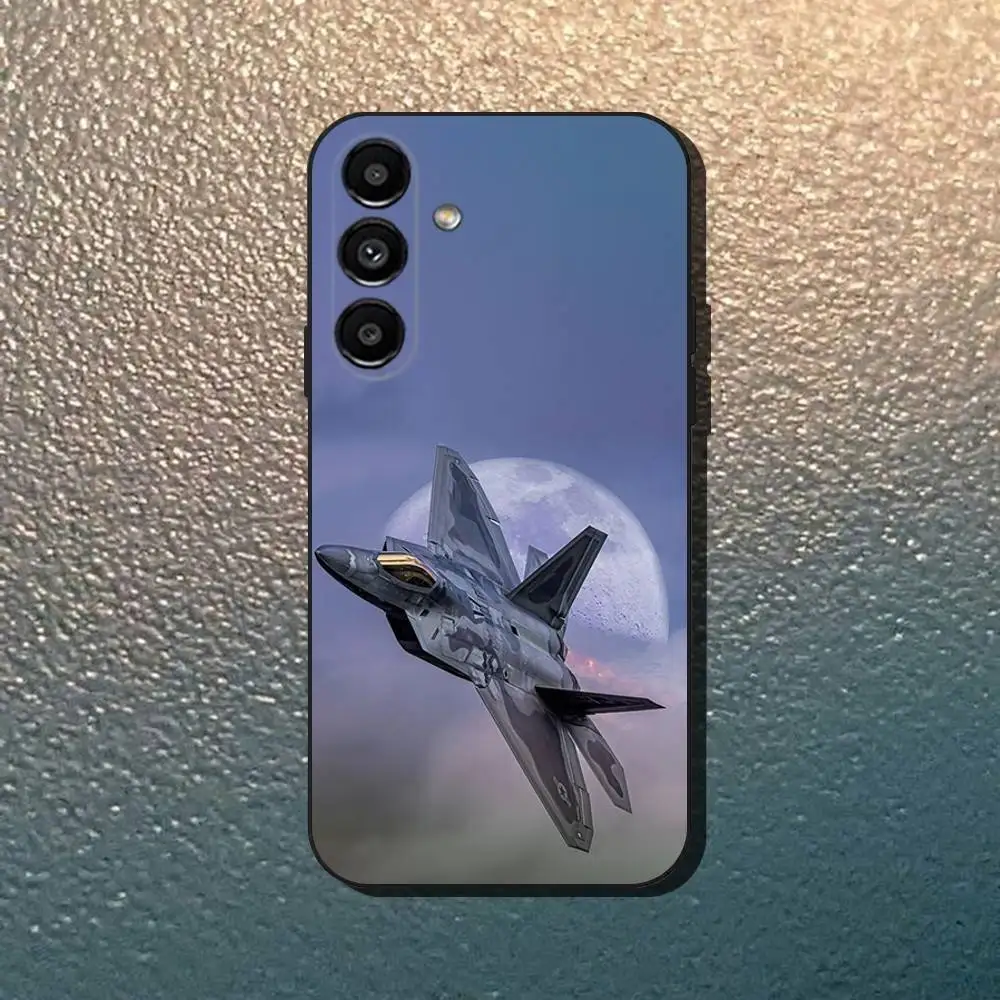 전투기 F35 F-22 라이트닝 전화 케이스 삼성 갤럭시 A13,A21s,A22,A31,A32,A52,A53,A71,A80,소프트 블랙 쉘