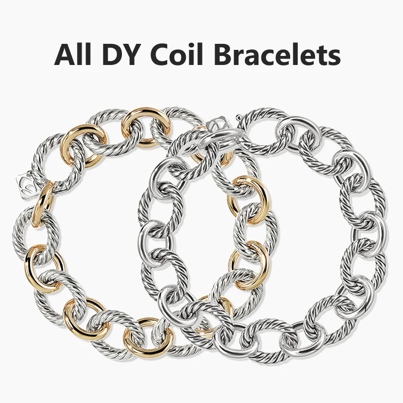 DY  Women's Bracelet Jewelry Chain Copper Brand Jewelry Fashion Wrist Chain For Women