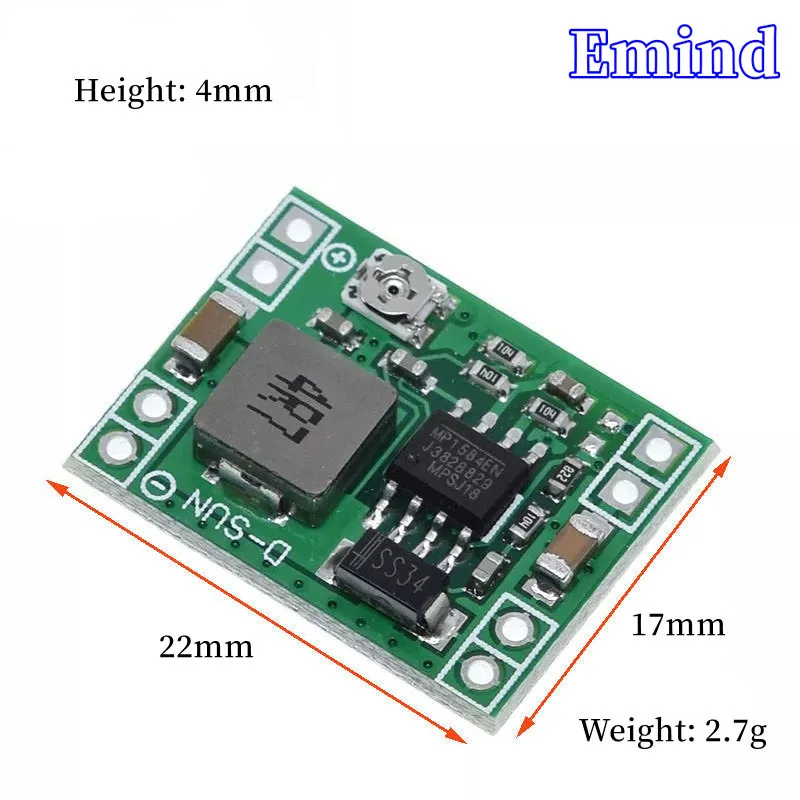 5/10/20/50/100Pcs MP1584EN DC-DC 3A Power Buck Adjustable Module Super LM2596 24V to 12V9V5V3V