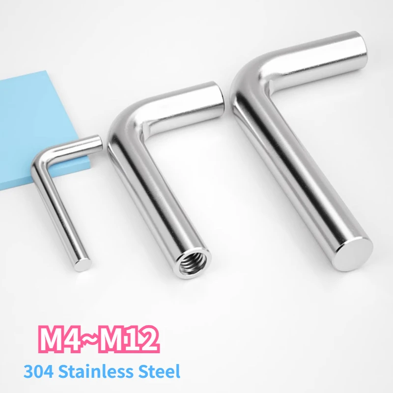 

Нержавеющая сталь 304, 7-образный прямоугольный винт с крючком, L-образные крючки, винты, болты M4 M5 M6 M8 M10 M12
