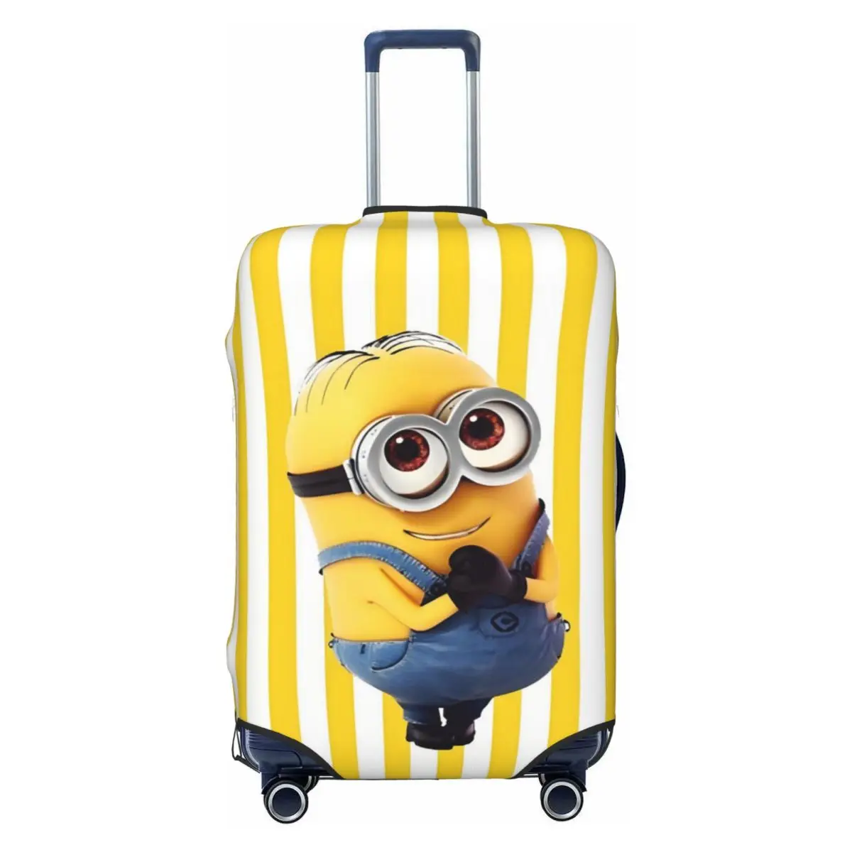 

Custom M-Miniones Luggage Cover Funny Cute Cartoon Movie Kawaii Doll Suitcase Protector Covers Suit For 18-32 inch