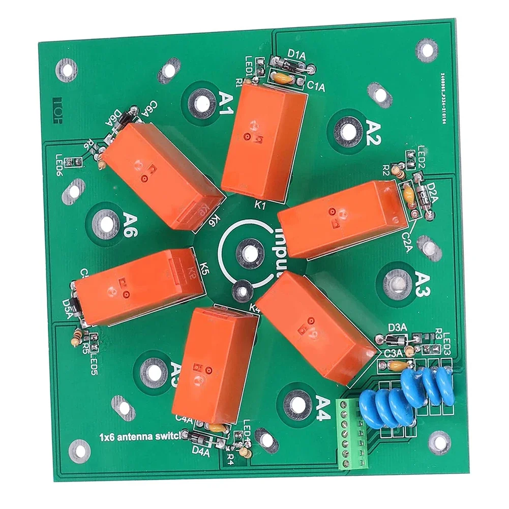 

Remote Antenna Switch 6 Way 61 SO239 with Wide Frequency Range 1 8MHz to 60MHz for Reliable Radio Signal Switching Modules