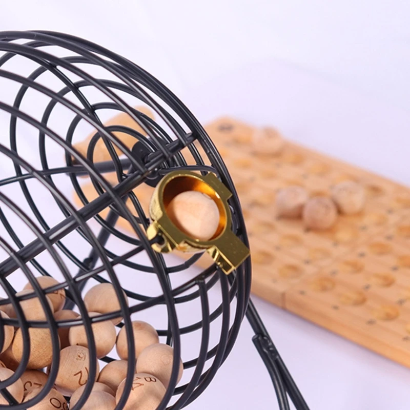 

75pcs многоразовый гравированная игра в бинго игра в деревянные номера для лотерейной игры, украшения для вечеринок легко в