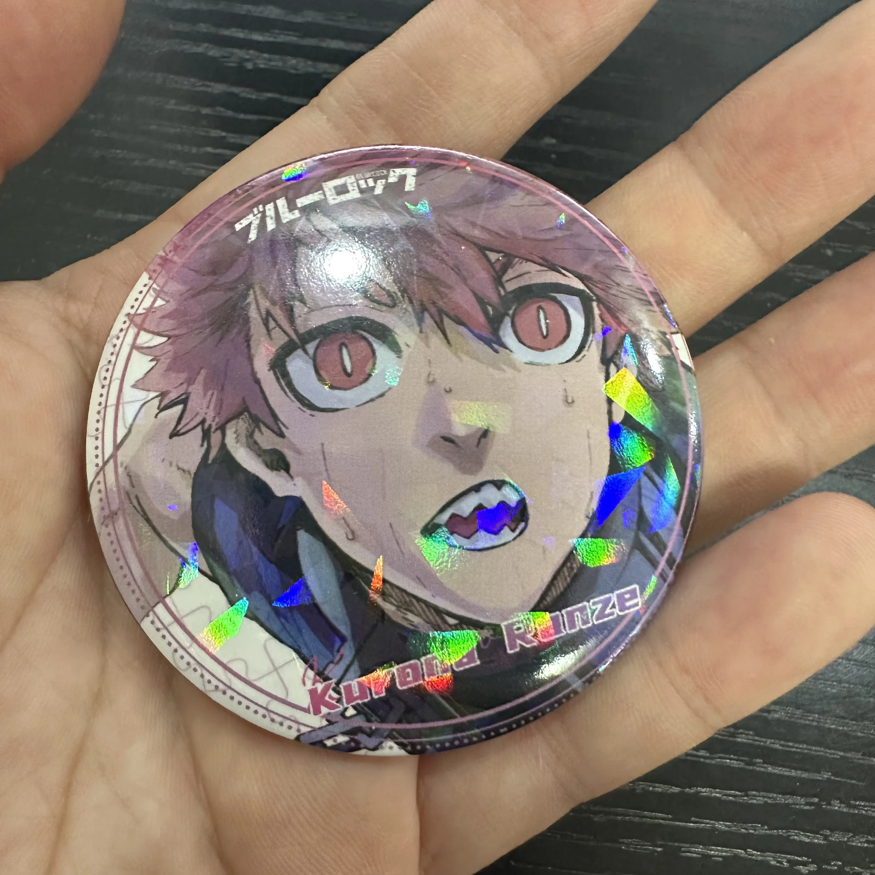 6CM Anime BLUE LOCK Figure MICHAEL KAISER Shidou Ryuusei Ranze Kurona Cosplay Kawaii Metal Badge Bag Pins Fans Xmas Brooch Gifts