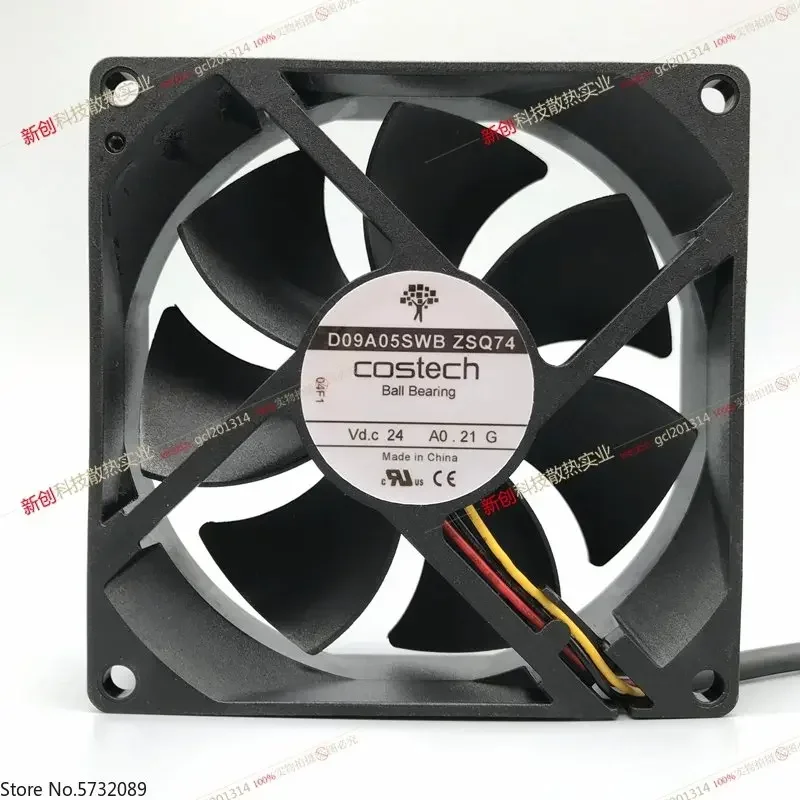

5 шт. оригинальный вентилятор 9 см D09A05SWB ZSQ74 24 В 0,21 А 9025 вентилятор рассеивания тепла