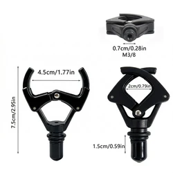 JSFUN Alarma de picada para soporte ajustable de cañas carpa
