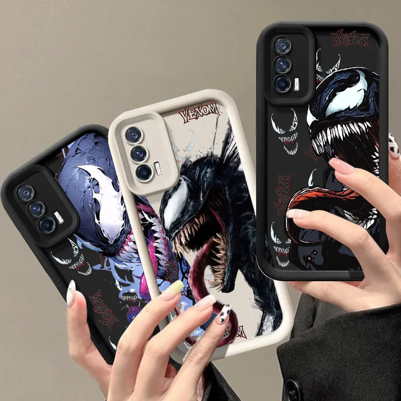 Marvel Spider Man Venom Phone Case For VIVO V30 X80 X90 X100 Pro V29 V40 Y100 Y02 Y17 Y22 Y76 S Y03 Y21 Y27 Y28 Y35 Y36 Y72 Y78