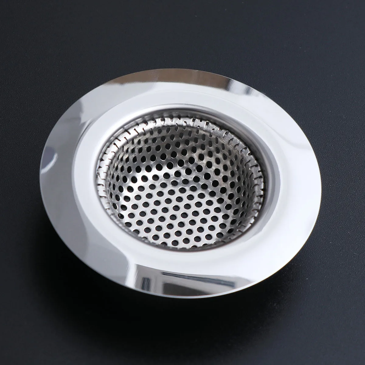 

Premium Kitchen Sink Filter Stainless Steel Drain Mesh Basket Anti-Blocking Durable Rust-Free Strainer for Easy Extraction and