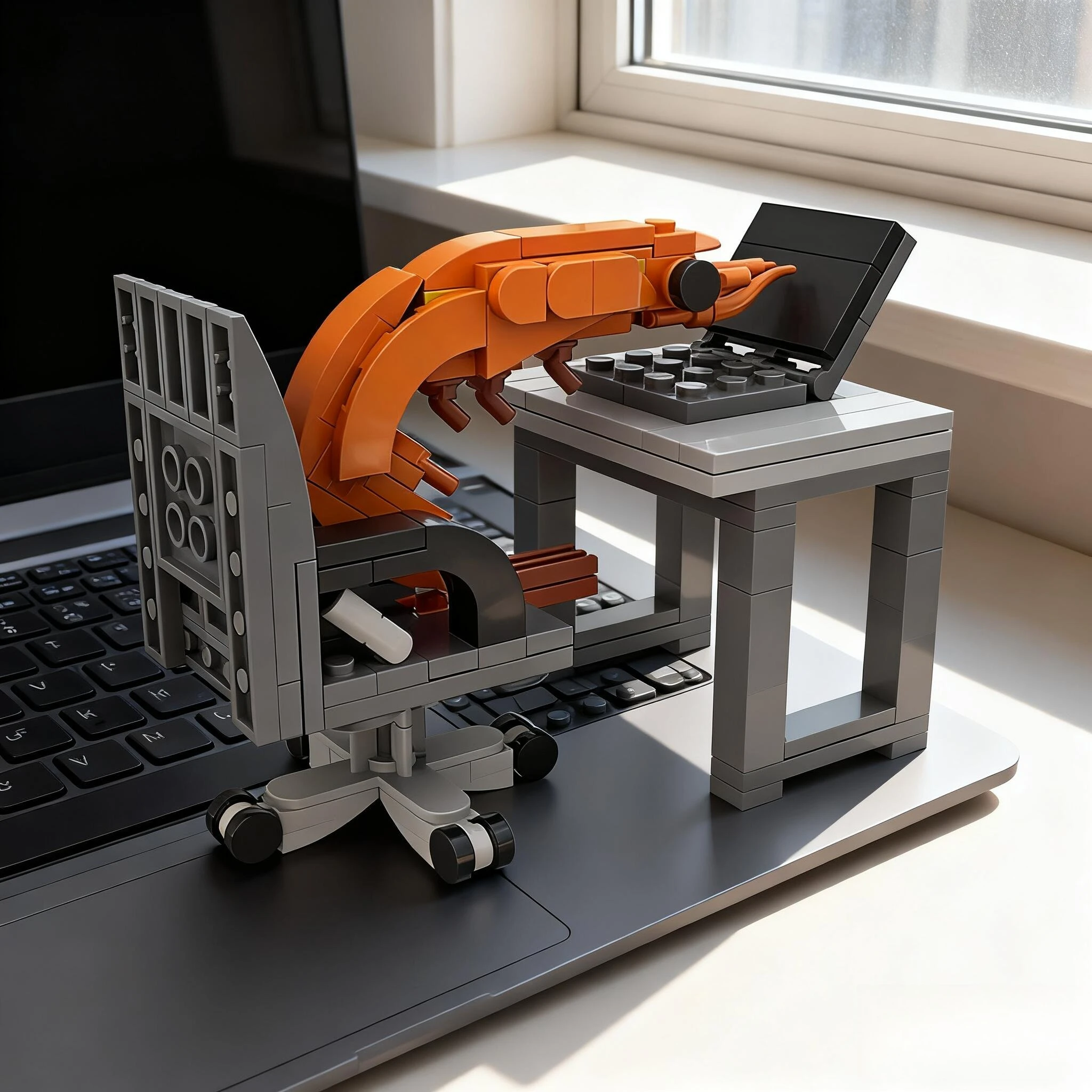 Figuras de modelos de camarones de bloques de construcción MOC, ensamblaje de rompecabezas, mezcla al azar para niños y niñas, parodies creativos de celebridades de Internet