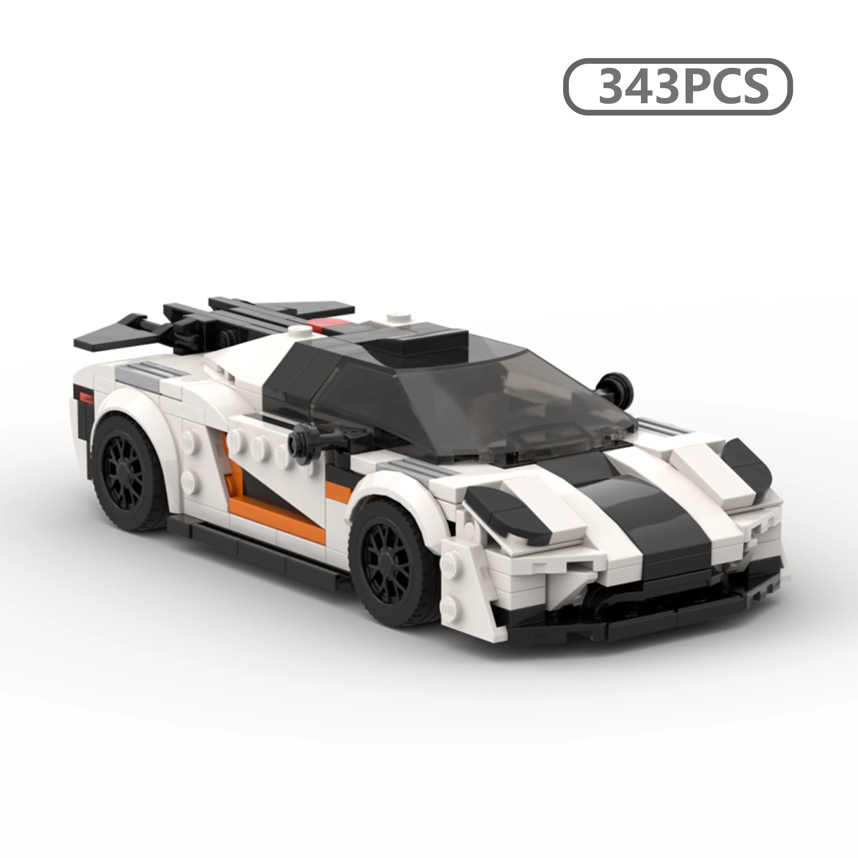 

MOC 92054 Hypercar Building Blocks 8-Stud Speed Series Supercar Model Sports Vehicle for Adults Collectors